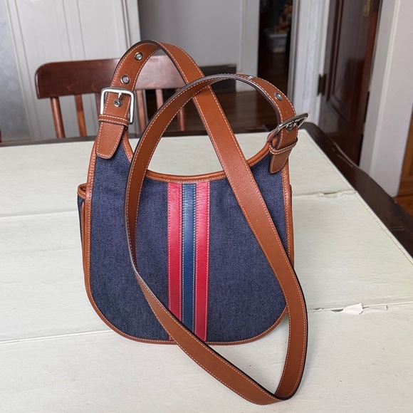 #coach signature stripe denim Bag - Picture 2 of 11